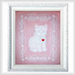 cross stitch pattern Lace Kitten