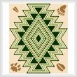 cross stitch pattern Mountain Trails