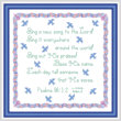 cross stitch pattern Sing A New Song
