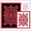 cross stitch pattern Rubies and Gold