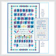 cross stitch pattern Suffer the Children Sampler