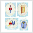 cross stitch pattern Traditional Christmas Toys
