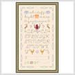 cross stitch pattern Unique Sampler - Multi-color