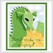 cross stitch pattern Don't Make Me Angry