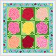 cross stitch pattern Camellia