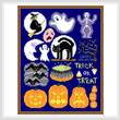cross stitch pattern Halloween Collection