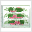 cross stitch pattern Watermelon Borders