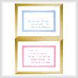 cross stitch pattern God Messages 1 - Happiness / Handicap