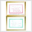 cross stitch pattern God Messages 2 - Patience / Pride