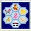 cross stitch pattern Plush Toy Quilt
