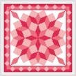 cross stitch pattern Round Tumbling Blocks