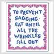 cross stitch pattern Prevent Sagging