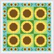 cross stitch pattern Sunflowers