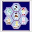 cross stitch pattern Snow People Quilt