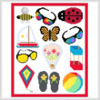 cross stitch pattern Summer Images