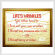 cross stitch pattern Life's Wrinkles