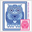 cross stitch pattern I Love You