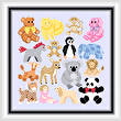 cross stitch pattern Cuddly Friend Images