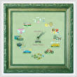 cross stitch pattern Memories of Parenthood