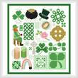cross stitch pattern Irish Images