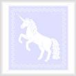 cross stitch pattern Lace Unicorn