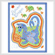 cross stitch pattern Autum Dragon
