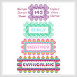 cross stitch pattern Celtic Adjustable Nameplates - Artistic