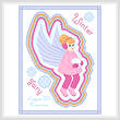 cross stitch pattern Winter Fairy