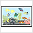 cross stitch pattern Peaceful Aquarium
