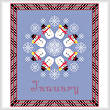cross stitch pattern January - Snow Is Here