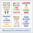 cross stitch pattern 5 x 7 Insert Assortment