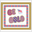 cross stitch pattern Be Bold