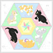 cross stitch pattern Smitten Kittens