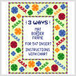cross stitch pattern Surprise Mat/Border/Frame (5 x 7 insert)