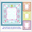 cross stitch pattern Wedding Announcement (14x16)
