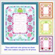 cross stitch pattern Wedding Announcement (10x12)