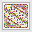 cross stitch pattern Bright and Busy