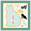 cross stitch pattern Cats