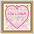 cross stitch pattern Mother