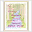 cross stitch pattern In Loving Memory - Stream / Woods