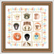 cross stitch pattern Monkey Shines