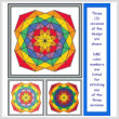 cross stitch pattern Rainbow Spirals