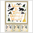 cross stitch pattern W. I. T. C. H.