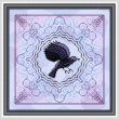 cross stitch pattern Caw-w Caw-w-w