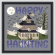 cross stitch pattern Happy Haunting