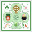 cross stitch pattern Irish Maze