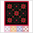 cross stitch pattern Romance
