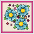 cross stitch pattern Vibrance - Random