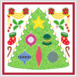 cross stitch pattern Christmas Tree  Decorations Maze