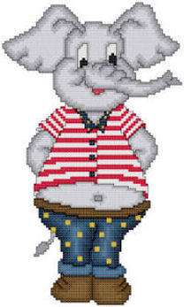 cross stitch pattern Eli The US Patriot